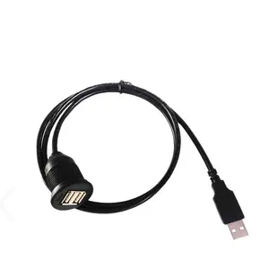 USB2.0 כבל זכר USB הכפול נקבה נתונים Extention סומק הר אנדרואיד usb כבל