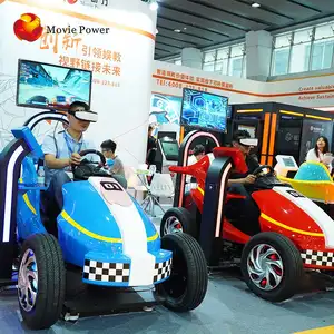 سيارة أطفال لعبة سباق الأطفال 9D الواقع الافتراضي محاكي القيادة للترفيه