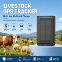 Rastreador GPS Portátil para Ganado, Resistente al Agua IP68, 3 Años de Duración de Batería, Cerca Virtual, Geocercas, Alertas de Escape, Posicionamiento en Tiempo Real
