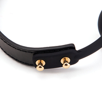 DSM Bondage bouche Gag Silicone boule Gag pour adulte jeu sexuel jeu en cuir noir ensemble bouche boule sexe produit en cuir