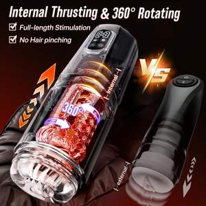ألعاب جنسية للرجال، جهاز استمناء ذكري، ألعاب للبالغين، آلة جنسية بدون استخدام اليدين، مهبل اصطناعي مع زر انفجار بلمسة واحدة للرجال - Product Image 3