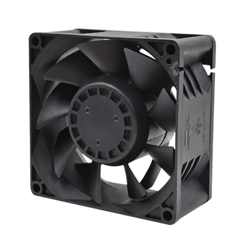 ความเร็วสูงเสียงต่ํา 80 มม.พัดลม EC 110 V ~ 220 V ทางเลือก AC axial fans 80x80x38 มม.