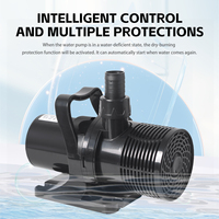Pompe à eau submersible portable en ABS pour aquarium, système hydroponique, piscine, fontaine aquatique amphibie de cour