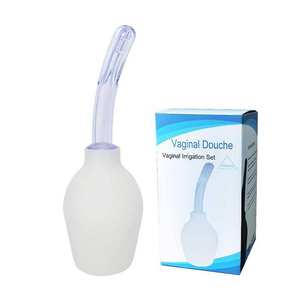 Ampoule vaginale en Silicone pour femmes, 3 pièces, outil médical doux, nettoyage Anal, produits de Douche - Product Image 5