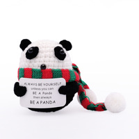 Neu eingetroffen: Niedliche handgefertigte Häkel-Weihnachtstierpuppen aus Wolle – Durchdachte Weihnachtsgeschenke 31cm-50cm