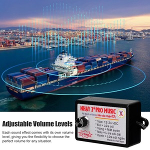 Car Horn <strong>Controller</strong> Electric Horn <strong>Speaker</strong> Sound Control Unit With 12 Sound Effects <strong>Switching</strong> 12-24V for Car Truck Marine Boat - Product Image 3