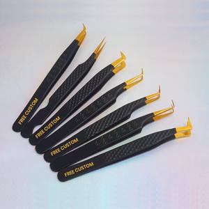 JOMAY-Pinzas de acero inoxidable en forma de L de 45 90 grados para extensión de pestañas, volumen ruso - Product Image 6