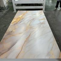 Offre Spéciale Feuille de marbre PVC haute brillance Panneau de marbre UV imperméable Marble de panneau UV PVC pour la décoration intérieure
