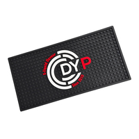 Tapis de bar en PVC et silicone personnalisé avec logo, tapis anti-dérapant pour comptoir, tapis de service pour pub, tapis de protection contre les déversements, tapis de bar en caoutchouc, tapis de bar pour bière