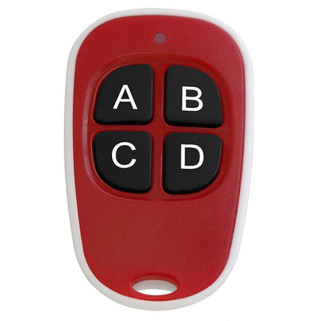 315/433MHZ 4 Keys  ABCD Wireless RF Remote Control Electric Gate Garage Door Remote Control