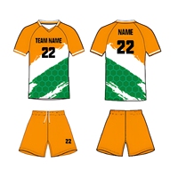 Ensemble d'uniformes de football en polyester haute élasticité, impression personnalisée du logo, du nom et du numéro, séchage rapide, respirant, maillot de football pour équipe, commande en gros