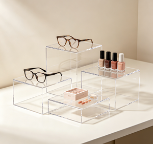 Présentoir Moderne en Acrylique pour Lunettes de Soleil, Support de Comptoir Étagéré pour <span class=keywords><strong>Magasin</strong></span> d'Optique et Commerce de Détail - Product Image 5