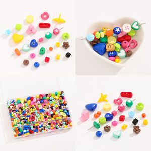 Colorful Mixed <b>Shape</b> Acrylic Loose Beads For Jewelry Making DIY Accessories - Product Image 3