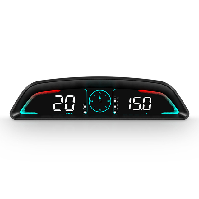 Universal OBD2 Meter Speedometer Head up Display Muti-function Gauge B3 HUD Water Temp Turbo RPM Car Accessories