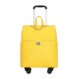Fashion 20 Inch Trolley Luggage Soft PU Leather Essential <strong>Travel</strong> Case <strong>with</strong> <strong>Wheels</strong> Wheelie <strong>Bag</strong> for Convenient <strong>Travel</strong> - Product Image 2
