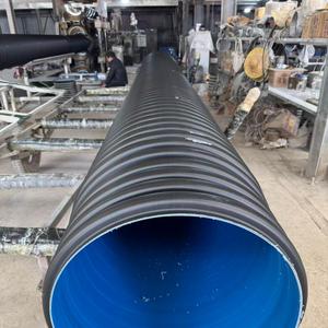 Chất lượng cao HDPE sóng nhựa cống ống 18 12 inch đôi tường với mịn nội thất bền PE vật liệu cho hệ thống thoát nước - Product Image 3