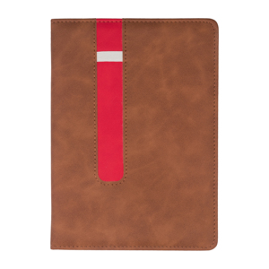 Cao cấp PU da từ máy tính xách tay bơm lại với chủ Bút tích hợp cho các cuộc họp kinh doanh và lập kế hoạch hàng ngày - Product Image 1