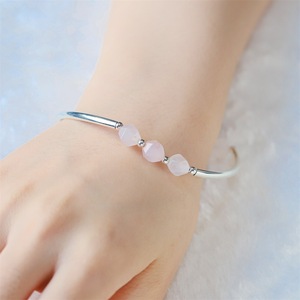 Tubes courbes lisses plaqués or et argent, accessoires de bijoux en cuivre pour la création de bracelets et joncs DIY - Product Image 4