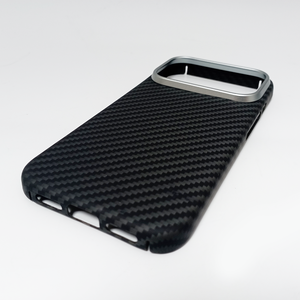 Coque <span class=keywords><strong>de</strong></span> téléphone ultra-fine à motif carbone Kevlar avec protection intégrale et objectif biseauté pour iPhone 17 Pro et 17 Pro Max - Product Image 6