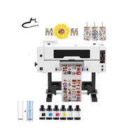 Haolic UV imprimante DTF pour étiquettes d'autocollants UV DTF imprimante petite avec machine d'impression à jet d'encre numérique