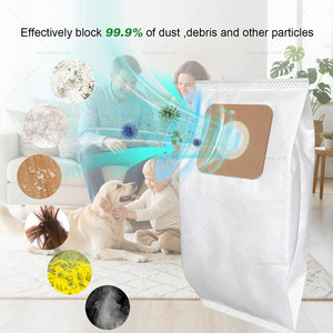 Sac d'aspirateur blanc personnalisé compatible avec les pièces d'aspirateur CleanMaxs CMP - Product Image 6