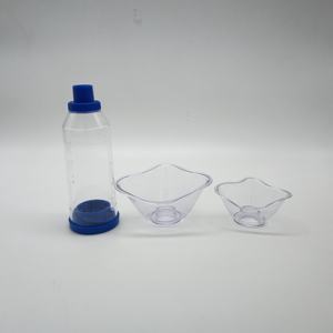 <span class=keywords><strong>Chambre</strong></span> <span class=keywords><strong>d</strong></span>'<span class=keywords><strong>inhalation</strong></span> jetable pour enfants, en PVC de qualité médicale, <span class=keywords><strong>avec</strong></span> valve, pour inhalateur pédiatrique, pour l'asthme, 220 ml - Product Image 4