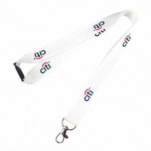 Porte-cartes en tissu de bambou écologique avec logo personnalisé imprimé en sérigraphie, cordon de cou - Product Image 5