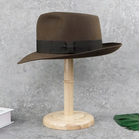 Nouvel Arrivage LiHua – Chapeau en Feutre de Fourrure de Lapin 100% Australien de Luxe OEM pour Hommes – Style Personnage pour Fêtes d'Hiver