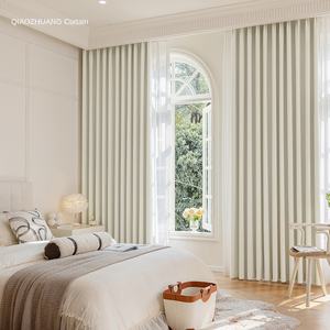 Cortinas Modernas <span class=keywords><strong>de</strong></span> Estilo Europeo Francés YongHo, Cortinas <span class=keywords><strong>de</strong></span> Lujo Ligero para Ventanas y Puertas <span class=keywords><strong>de</strong></span> Dormitorio y Sala <span class=keywords><strong>de</strong></span> Estar con Ojales - Product Image 3
