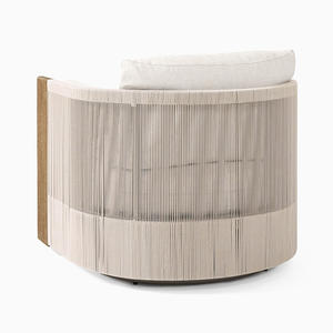 New Design Luxury Teak Furniture Outdoor Furniture Rope Woven Leisure Garden Sofa Fashion Best Swivel <strong>Chair</strong> - Product Image 3