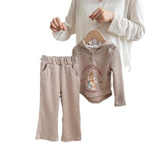 Collection Automne Filles 2025 Nouveau Style Ensemble Mode Bébé Lapin Sweat à Capuche Élégant pour Enfants - Product Image 5