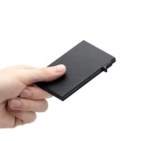TC101 Support de Cartes Bancaires, de Crédit et d'Identité Personnalisé en Aluminium avec Fonction RFID, Style Pop-up