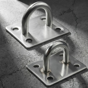 Stainless Steel Square Eye <b>Hook</b> A B Type For Furniture Fixing Load Bearing Ceiling Mounting - Product Image 2