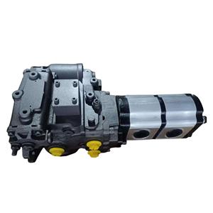 ปั๊มไฮดรอลิกแบบลูกสูบแกนหมุนปรับปริมาตรได้ รุ่น M4PV28-28 K 2 30AR6BVY1-207 พร้อมปั๊มเกียร์สำหรับรถขุด ขนาดมาตรฐาน - Product Image 1