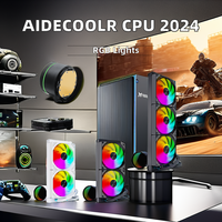Refroidisseur liquide pour processeur RGB 240 mm, refroidissement par eau AIO pour PC de jeu, refroidisseur de processeur haute performance, radiateur silencieux