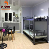 Cbox Maison Modulaire Démontable à 2 Étages pour Dortoir de Travailleurs et Bureau de Chantier