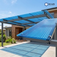 Panneau de serre en polycarbonate double paroi sur mesure, plaque de toiture en polycarbonate, prix du panneau en polycarbonate