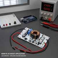600W LED Driver Module d'alimentation en aluminium plaque DC-DC Boost convertisseur pour Arduino Board Mount catégorie DC-DC convertisseurs