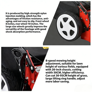 Cortadora de Césped Autopropulsada de Gasolina de 20 Pulgadas y 4 Tiempos de Alta Productividad con Diseño Portátil para Uso Doméstico - Product Image 5