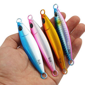 T22 yeni döküm Metal kaşık olta 3d gözler derin deniz Jig yavaş Pitch Jigs hızlı batan tuzak - Product Image 5