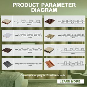 Revêtement mural en WPC à effet 3D ondulé, ignifuge, imperméable et insonorisé, design moderne, pour une utilisation intérieure et extérieure - Product Image 4