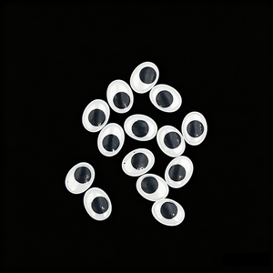<span class=keywords><strong>Yeux</strong></span> boule ovales pour enfants, filles, kit de fabrication artisanale, lot en vrac, <span class=keywords><strong>yeux</strong></span> de sécurité pour voiture, sans adhésif au dos - Product Image 1
