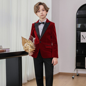 Nuevo Conjunto <span class=keywords><strong>de</strong></span> Traje Slim Fit <span class=keywords><strong>para</strong></span> Niños: Esmoquin, Blazer, Chaleco <span class=keywords><strong>de</strong></span> Boutique <span class=keywords><strong>para</strong></span> Niños, Chaleco <span class=keywords><strong>de</strong></span> Estambre, Conjunto Formal <span class=keywords><strong>de</strong></span> Blazer - Product Image 2