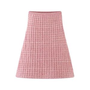 Conjunto de Top Camisero Texturizado Elástico y Transpirable con Falda de Cintura Alta, Nuevo para Primavera/Verano - Product Image 3