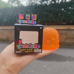 Juguete Antiestrés Educativo de Maltosa con Textura de Hielo, Cuadrado, con Purpurina Holográfica, Marca Needoh - Product Image 3
