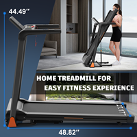 Tapis roulant pliable pour la maison, fabricant de tapis roulants OEM ODM Kreeda 2026, machine à courir pour l'équipement de remise en forme à domicile