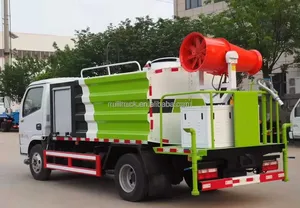 Dongfeng Nieuwe 4X2 Diesel Stof Onderdrukking Vrachtwagen 5000 Liter <span class=keywords><strong>Water</strong></span> Sprinkler Mist Mist Kanon Motor Pomp Kar - Product Image 4