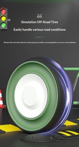 Mini moto <span class=keywords><strong>3</strong></span> en 1, voiture à pédales 6V pour enfants de 1 à 4 ans, voiture à pédales électrique à 4 roues avec télécommande et poignée de poussée - Product Image 6
