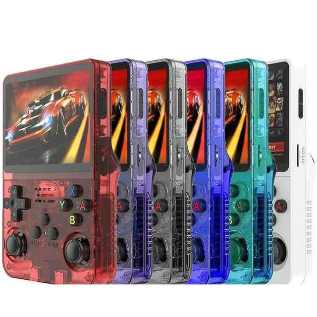Handheld Game Console with 20000 Games 64GB Retro Design IPS Screen Linux OS Wi-Fi Communication-Christmas Gift GameBoy