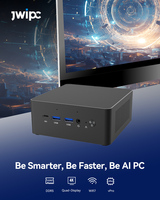 Mini PC JWIPC con IA, Intel Ultra 7, Computadora Compacta de 14 Núcleos a 4.8GHz, 32GB DDR5, 1TB PCIe 4.0 SSD, Pantalla Cuádruple 4K, Nueva PC NUC Empresarial